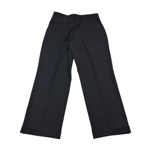 Zanella Charcoal Pleated Wool Dress Pants Men's Size 34x30 NWT